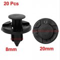 Retainer Rivets Clips For Bumper Engine Undertray Sideskirts B18 Push 20-pack