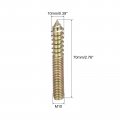 Uxcell M10x70mm Hanger Bolts 8pcs Double Ended Thread Dowel Screws For Wood Furniture