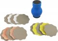 Starcke Premium 1-1 4 Inch Nibbing Discs And Tool Silicon Carbide Hook Loop Wet Sanding Of Clearcoat Prepare For Buffing 25 