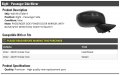 Right Passenger Side Power Mirror With Blind Spot Compatible 2022-2023 Honda Civic Sedan And Hatchback