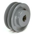 Tb Woods 2bk6078 Fhp Bored-to-size V-belt Sheave B Belt Section 2 Grooves 7 8 Bore Cast Iron 5 75 Od 4350 Max Rpm 
