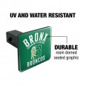 Bronx Community College Broncos Logo Tow Trailer Hitch Cover Plug Insert 1 4 Inch 25