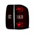 Smoke Red Lens Tail Light Lamp Assembly For 2007-2013 Chevy Silverado 1500 2500hd 3500hd Pickup Truck Driver Passenger Side 