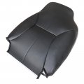 Secosautoparts Driver Passenger Side Top Lean Back Replacement Leather Seat Cover Black Compatible With Dodge Ram 1500 2500