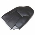 Secosautoparts Driver Passenger Side Top Lean Back Replacement Leather Seat Cover Black Compatible With Dodge Ram 1500 2500