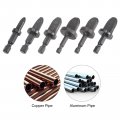 Uxcell Swaging Tool Drill Bit Set 1 4 Hex Handle Repairing Flaring With 3 8 2 5 7 Bits For Air Conditioning Copper Aluminum