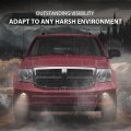 G-plus Pair Fog Lights Compatible With Dodge Ram 1500 2002-2008 Fit 2500 3500 2003-2009 Durango 2004-2006 Bulb Driver And