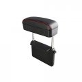 Cdefg Car Elbow Support Console Organizer Adjustable Comfortable Driver Armrest Pads Universal Black