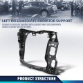 Left Intermediate Radiator Support Assembly W Bracket For Porsche Macan 2015a 2018 95b805295 Cooling System Frame