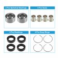 X Autohaux 1 Set Atv Front Swing Arm Bearing Seal Lower Upper A-arm Control Bushing For Honda Fl400 1989-1990 Trx250x 1987-1992