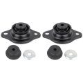 Rear Strut Mount With Bearing For 2004 2011 Chevrolet Aveo 2006 Aveo5 2009 Pontiac G3 And 2005 2008 Wave 2 Piece Set Black 