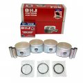 Dnj Prk610 Piston And Ring Kit For 1990-1997 Nissan D21 Pickup 2 4l L4 Sohc 12v Naturally Aspirated Ka24e 