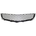 Front Bumper Lower Grille For Chevy Equinox 2010 2011 2012 2013 2014 2015 Chrome Shell With Painted Black Insert Plastic 