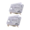 Headlights Replacement For John Deere 425 445 455 Am120150 Am120151 2 Pcs Halogen Front Lamp Assemblies White Waterproof Hard 