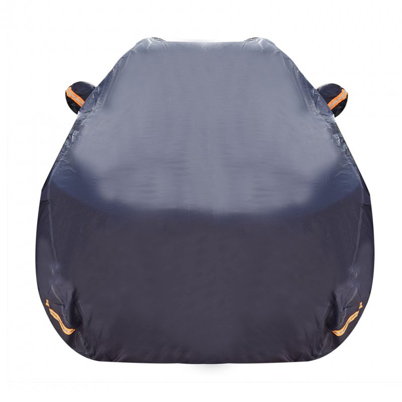 Universal Full Car Cover For Sedan All Weather Waterproof Dark Blue Fits Up To 208 66 In L X 72 83 W 62 99 H Anti Uv With Soft
