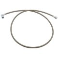 Turbo Oil Feed Line 48 In Steel Braided 4an 90 Degrees Straight Ptfe