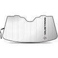 Ipick Image For Ford Mustang Tri-bar Universal Fit Enforced Stand-up Auto Windshield Sun Shade At Jumbo Size 59 X 30