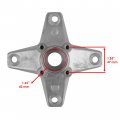 Caltric Front Left Or Right Wheel Hub With Bolt Compatible Yamaha 1s3-25111-00-00 1pe-f5111-00-00