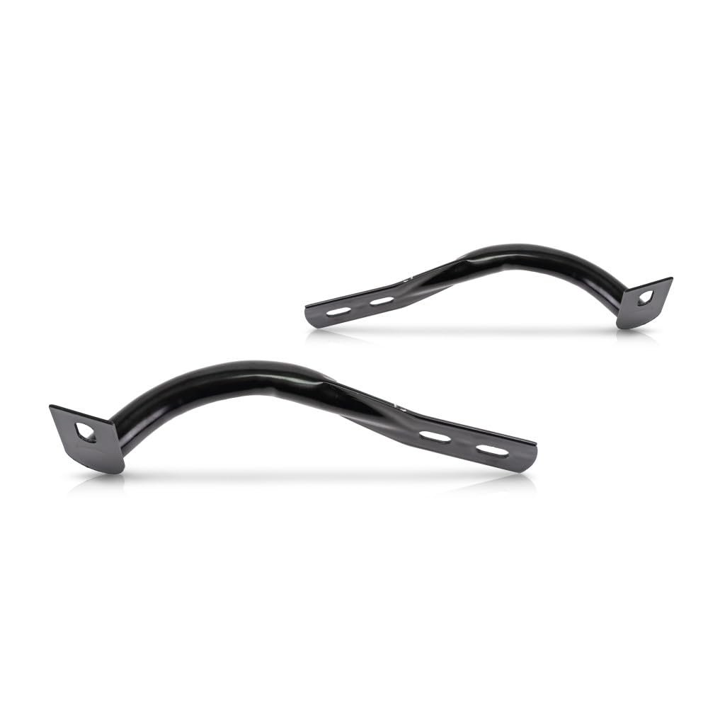 Front Bumper Bracket Pair For Chevy Silverado 1500 1999 2000 2001 2002 Driver And Passenger Side Outer Steel Brace Replaces