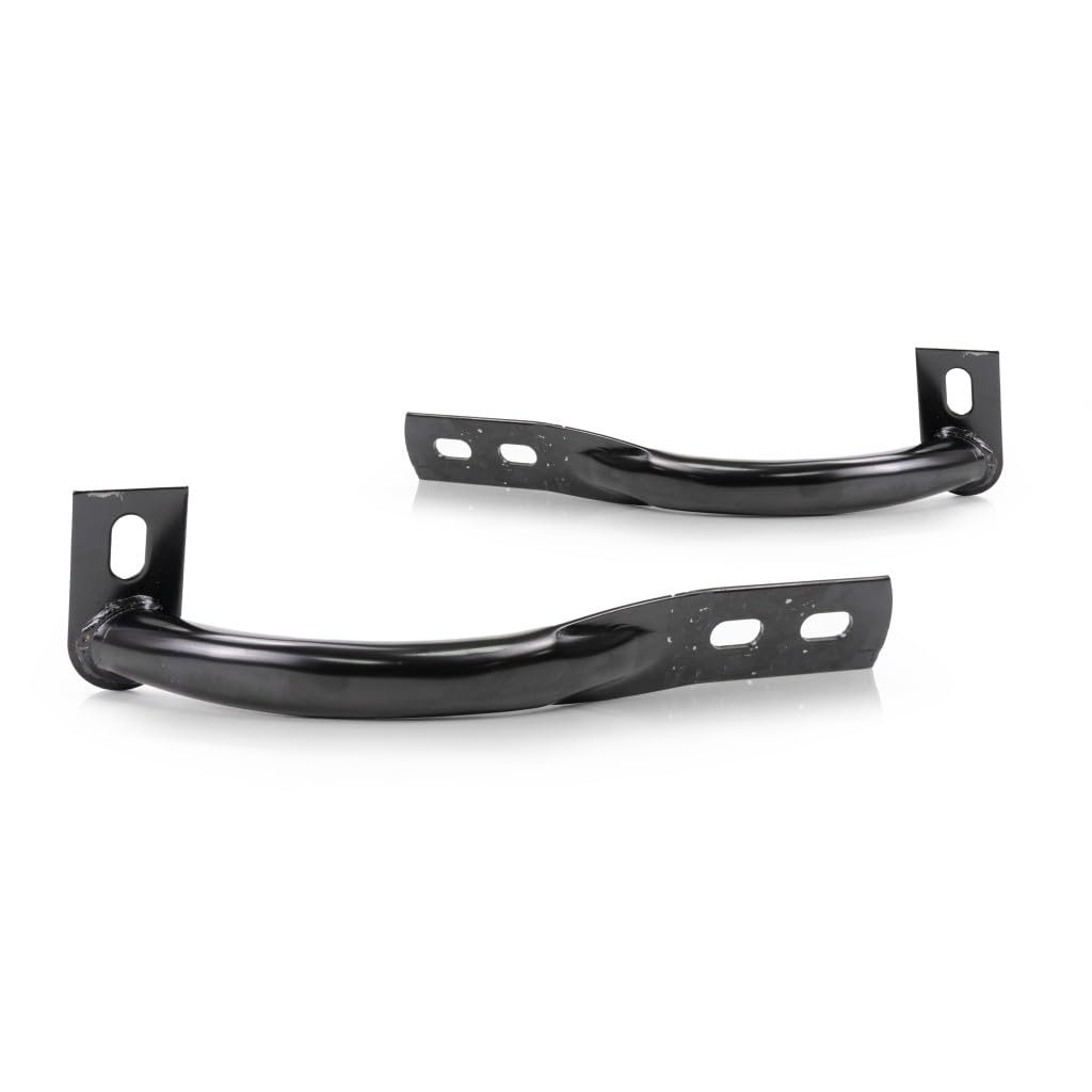 Front Bumper Bracket Pair For Chevy Silverado 1500 1999 2000 2001 2002 Driver And Passenger Side Outer Steel Brace Replaces