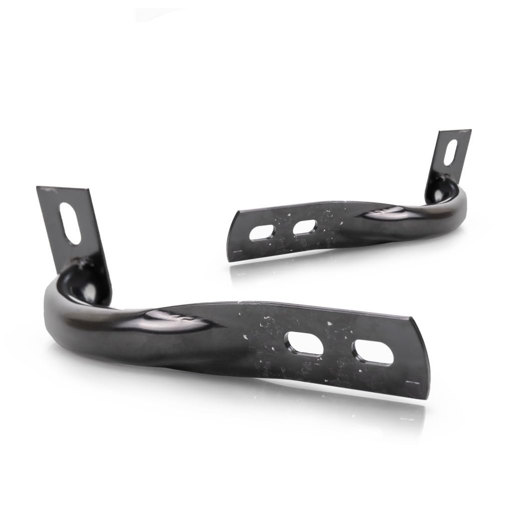Front Bumper Bracket Pair For Chevy Silverado 1500 1999 2000 2001 2002 Driver And Passenger Side Outer Steel Brace Replaces