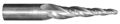 16 Tip Dia X 1 4 Flute Length Solid Carbide Tapered End Mill 25 Degree Per Side Ball 