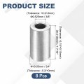 8pcs Aluminum Spacer 3 4 Od X 8 Id 1-7 16 Length Screw Standoff Bushing Plain Finish Unthreaded Round Metal For Screws Bolts