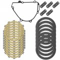 Caltric Clutch Friction Steel Plates Spring And Gasket Kit Compatible With Kawasaki Kx250f 2009 2010 2011 2012 2013 2014 2015