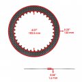 Caltric Clutch Friction Steel Plates Spring And Gasket Kit Compatible With Kawasaki Kx250f 2009 2010 2011 2012 2013 2014 2015