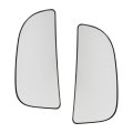 Dodge Ram 1500 2009 2010 Mirror Glass Driver And Passenger Side Pair Outer Rear View With Lower Convex Replacement For 