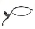 Clutch Cable Perch Lever Set For Yamaha Cr80 Cr80r Cr80rb Cr80rr 43 In Total Length Universal Black 22mm Handle Bars 
