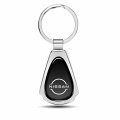 Ipick Image For Nissan Name Black Dome Chrome Metal Teardrop Key Chain Keychain Official Licensed