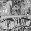 Auto Dynasty Chrome Housing Clear Corner Headlight Lamps Tool Kit Compatible With Jeep Grand Cherokee Wj 99-04