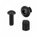 Uxcell M5x16mm Hex Socket Button Head Cap Bolts Screws Alloy Steel 100pcs