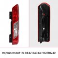 Kuafu Passenger Side Tail Light Compatible With 2015-2022 Ford Transit 150 250 350 350hd Replacement For Ck4z13404a