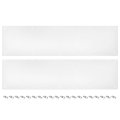 2pcs Aluminum Door Kick Plate 8 X 30 In 2 Mm Thickness White Protective For Exterior Front Or Back Includes Mounting Screws 