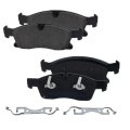 Front Ceramic Brake Pad Set For Mercedes Benz Ml350 20 2013 2014 2015 2 Wheel With 2 Caliper Support Springs Replacement 