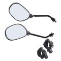 Universal Motorcycle Side Rear View Mirror Set For 7 8in Handlebars Fits Polaris Honda Yamaha Kawasaki Suzuki Arcticcat Atv Utv 