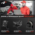 A-premium Engine Motor Mount And Transmission Kit Compatible With Ford Escape 2005012 Mazda Tribute 2005-2006 2008-2011 Mercury