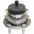 Motorbymotor 512326 Rear Wheel Bearing And Hub Assembly 2wd With Abs 5 Lugs Fits For Hyundai Santa Fe Sport Xl Veracruz Kia