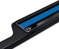 Police Thin Blue Line Open Black License Plate Frame