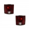 Chevy Blazer Tail Light Replacement Pair Driver And Passenger Side With Chrome Part Number 11-1283-69 11-1282-69 