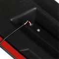 Labwork Glossy Black Rear Bumper Lip Spoiler Lower Diffuser With Light Replacement For 2018-2021 Toyota Camry