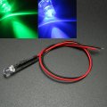 Uxcell 20pcs 5mm Pre-wired Diffused Led Diodes Light 20ma Dc 9-12v Blue Green