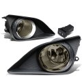 Auto Dynasty For Corolla E140 Pair Of Black Housing Clear Corner Headlight Smoked Fog Light 