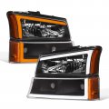 Tlaps 7422437983962 For 2003-2006 Chevy Silverado 2007 Classic 2002-2006 Avalanche Switchback Sequential Led Strip Bar Black 