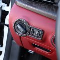 Llkuang Soft Carbon Fiber Headlight Switch Frame Trim For Maserati Ghibli Quattroporte 2014 2015 2016 2017 2018 2019 2020 2021