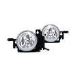 Viogi Fit 99-00 Honda Civic Clear Lens Fog Lights Kit W Bulbs Cover Switch Wiring Harness Relay Bracket Necessary Mounting 
