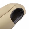 X Autohaux 1 Pair Car Front Seat Armrest Cover Replacement Microfiber Leather Beige For Chevrolet Tahoe