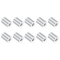 10pcs Aluminum Spacers 3 4 Od X 5 16 Id 1-1 L Screw Standoff Brushed Finish Unthreaded Metal Round Spacer Bushing For M8 Bolts 